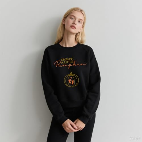 Growing A Little Pumpkin Sweatshirt Fall Pregnancy Announcement Sweatshirt4