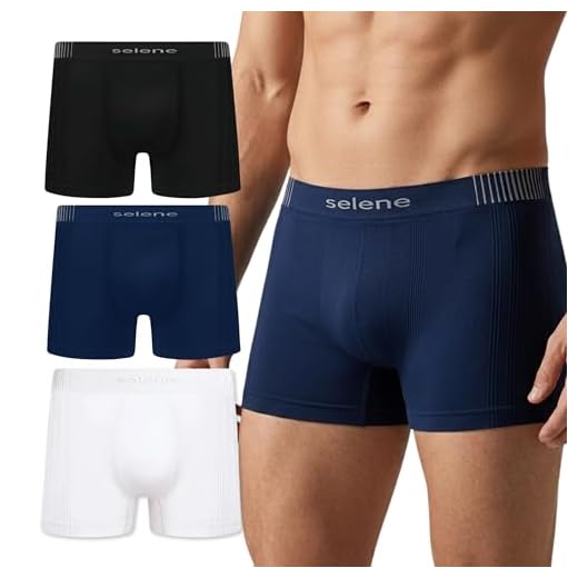 Kit 03 Cueca Boxer Sem Costura Selene Microfibra Box Masculina Adulto | Sortidos - 06 | G