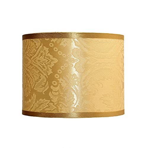 Abat-jour cylindrique en tissu Taupe pour lampe de table E14 Ø 17 cm