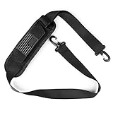 AMYIPO Luggage Duffel Bag Shoulder Pad 52' Universal Replacement Laptop Adjustable Shoulder Strap for Duffel Bag Strap Computer Bags Laptop Case Crossbody Bag Strap Pet Carrier (Black & Strap)