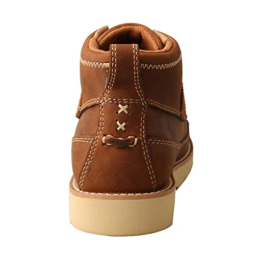 Image of Twisted X Kids Wedge Sole Boot, Color: Oiled Saddle, Size: 11.5, Width: M (YCA0001-M-11.5)