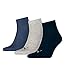 Produktbild PUMA Plain 3P Quarter Socke, Navy/Grey/Nightshadow Blue, 39-42