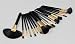 Amazing2015 18 PCS Professional Makeup Cosmetic Brush Set Kit + Black Pouch Bag Case