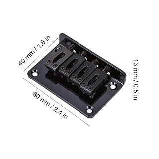 4 Cordes Pont Fixe Pont de Selle Rigide Pièces de Rechange pour Guitare à Cigare, Guitare électrique, Basse électrique… - Les Beatles, Paul McCartney, John Lennon, RIngo Starr, George Harrison 4 Cordes Pont Fixe Pont de Selle Rigide Pièces de Rechange pour Guitare à Cigare, Guitare électrique, Basse électrique… – Image 5