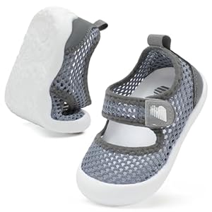 BARERUN Toddler Water Shoes Barefoot Water Shoes for Kids Baby Wide Aqua Socks with Arch Support Quick-Dry Breathable Boys Girls Sandals Walking Shoes for Beach Swim Pool Shoes