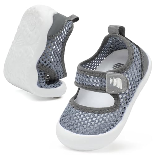 BARERUN Toddler Water Shoes Barefoot Water Shoes for Kids Baby Wide Aqua Socks with Arch Support Quick-Dry Breathable Boys Girls Sandals Walking Shoes for Beach Swim Pool Shoes