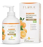 FLORA Bellessere Nettoyant intime pour enfants pH 4,5 – 5,0 – 250 ml Pour enfants de 3 à 12 ans