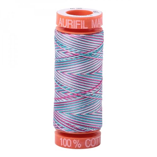 Hilo Aurora 50wt Mako Algodón Variegado 220 yd Licorice miniatura 1