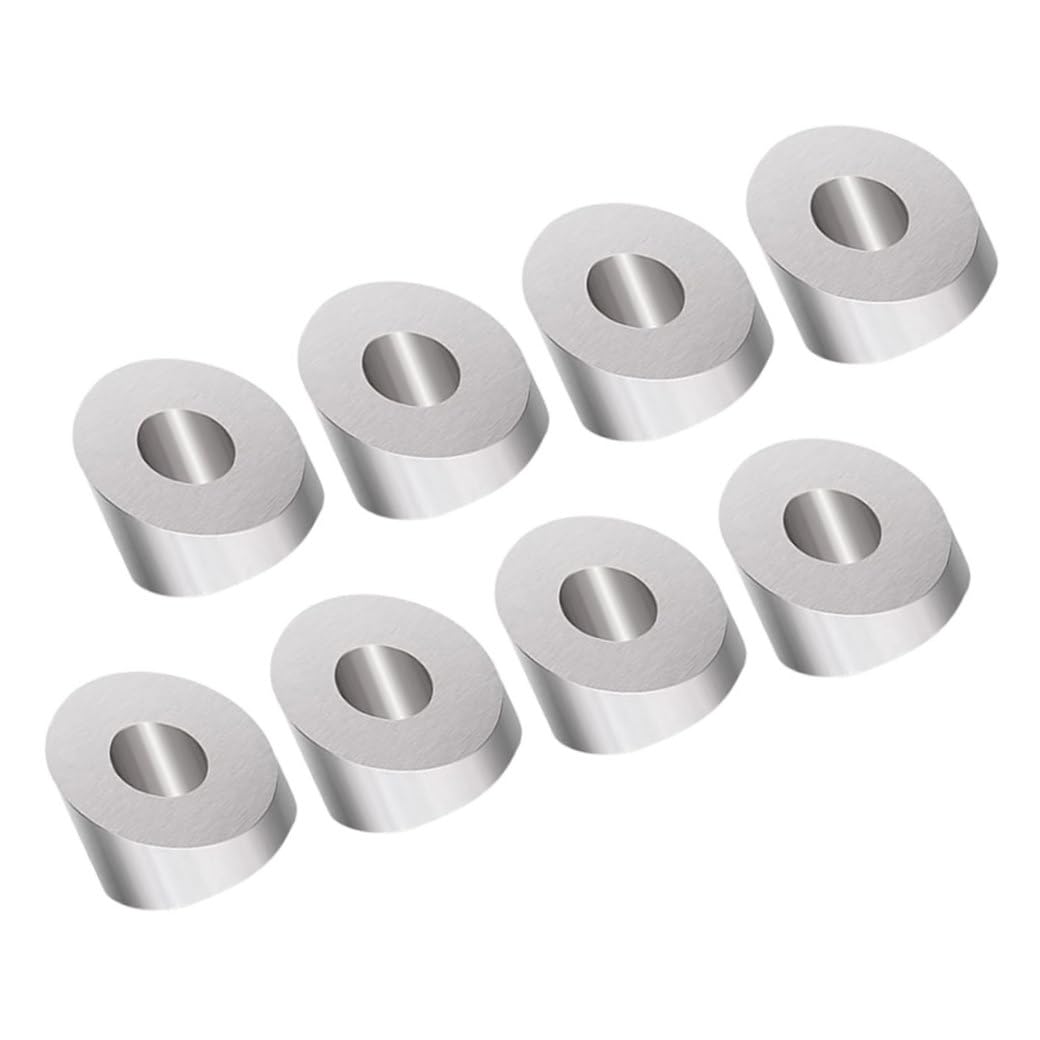 DOITOOL 8pcs Stainless Steel Beveled Washer Kit for Stair Railing for Cable Railing Projects Easy to Install for Posts