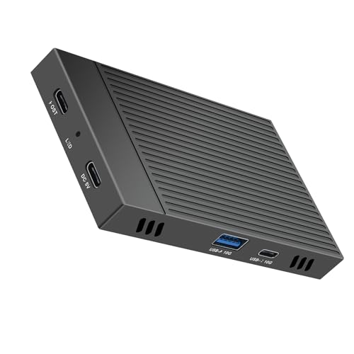 Caja doble para discos SSD USB 3.2 10Gbps miniatura 4