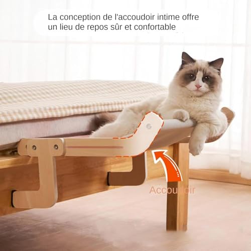 Cat window perch ajustable y hamaca de ventana para gatos pequeños 5