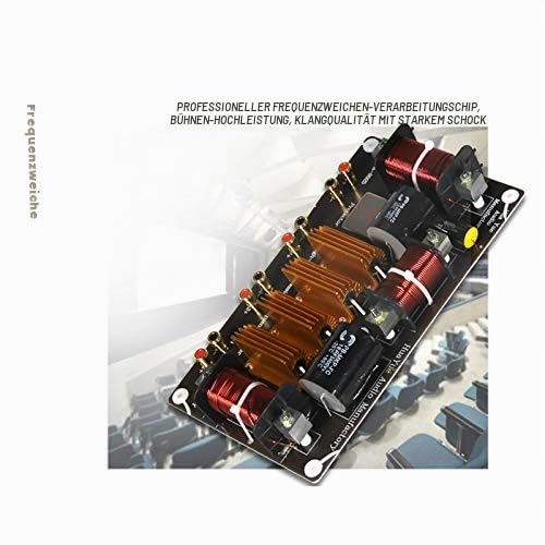 1500 W High Speaker Crossover 3 Wege High-Low 8 Ohm Frequenzteiler für Lautsprecher, Frequenzweiche 1600/2800 Hz