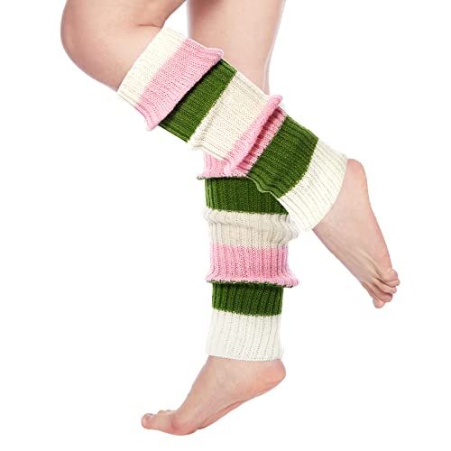 Moon Wood Womens Leg Warmers 80S Juniors Neon Ribbed Knitted Long Socks For 80S Eighty's Party Sports Yoga #TOP11
