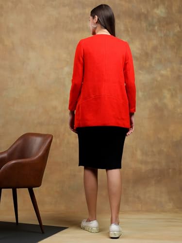 Image of KOTTY Womens Cotton Blend Standard Length Elegant Style Coat - Classic Style with Modern Detailing