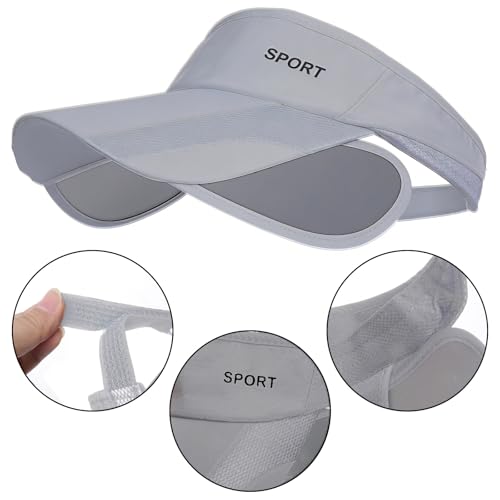 Image of Marrywindix Sport Wear Athletic Visor Sun Sports Visor Hat Adjustable Cap with Retractable Brim for Women and Men