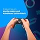 NK Wireless Controller für PS4 / PS3 / PC/Mobile - Wireless Controller mit Vibration, 6-Achsen-Erkennungsfunktion, LED-Licht, Touchpanel, Kopfhörerbuchse, inkl. Ladekabel - Orange