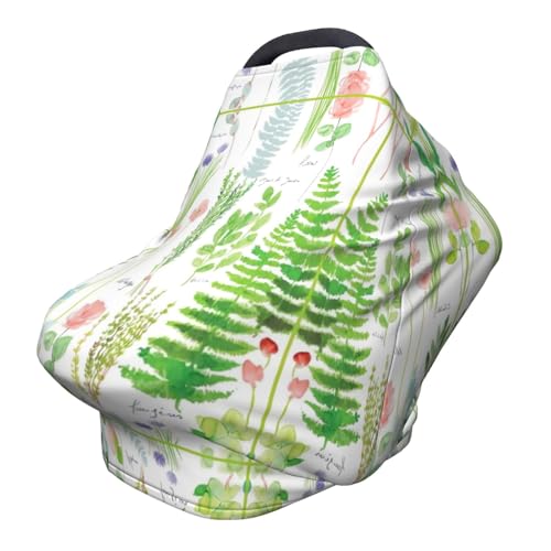 Springtime Herb Garden - Cubierta superior para silla de paseo de lactancia, toldo de privacidad para recién nacidos y nuevas mamás, perfecto para silla alta