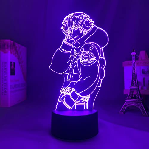 Alinzo Dramatical Murder Aoba Seragaki Anime 3D Night Light For Boy 16 Colors Girls Room Decor Illusion Led Lamp Usb Manga Seragaki Figure Suitable Kids Fans Christmas Gifts #TOP1