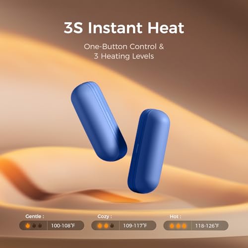 Image of OCOOPA 2 in 1 Magnetic Rechargeable Hand Warmers, UT2s Mini Electric Handwarmers 2 Pack, Split USB-C, Reusable Portable Pocket Heater, Raynauds, Golf, Christmas, Tech Gifts for Women Men