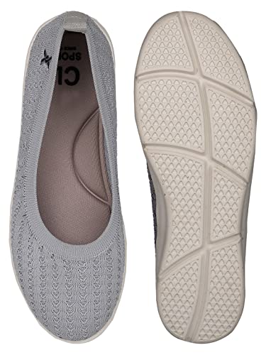 Image of Carlton London Women's Fly Knit Comfort Slip-On Ballet Flats