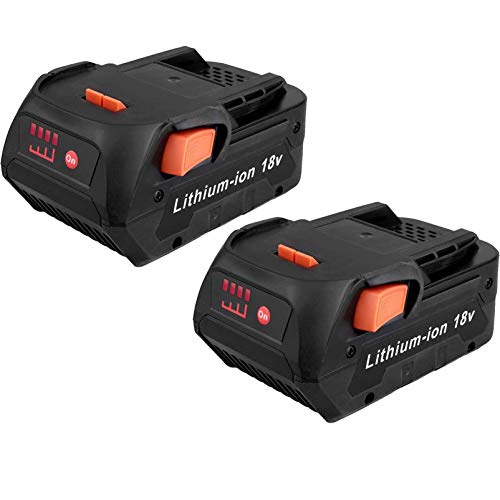 2Pack 18V 6.0Ah Lithium Ion Replacement Battery for Ridgid 18Volt Battery R840084 R840087 R840083 R840086 AC840085