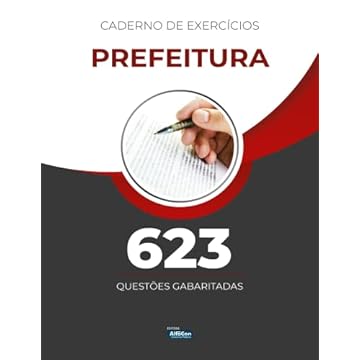 Capa do livro Caderno de Exercícios - Prefeitura