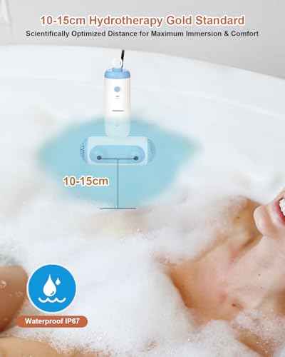 KokoSelene Bath Jets for Bathtub, Portable Tub Spa with Double Hydrojets, Tub Spa Machine Creates Calming Bubbles for Daily Home Relaxation (Blue) - Image 6