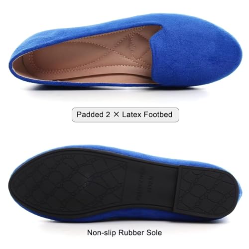 Image of SAILING LU Women Round Toe Comfortable Ballet Flats | Shoes for Women, Dressy, Slip-ons, Loafers