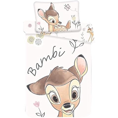 Bambi Reversible Baby Bedding Set 100 x 135 cm Cover