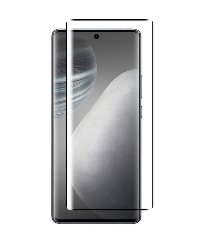 PrimeLike Full Glue 3D Tempered Glass 9H Hardness HD Quality Screen Protector for vivo X90 Pro Plus 5G / V2227A - Black