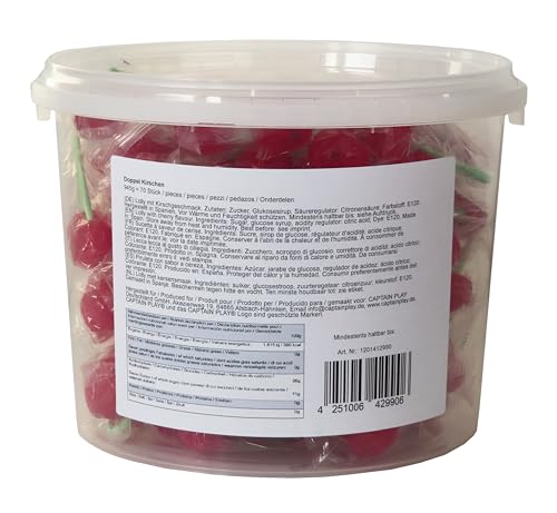 Sucettes doubles à la cerise pour anniversaires et fêtes | Boîte de 70 pièces - 3
