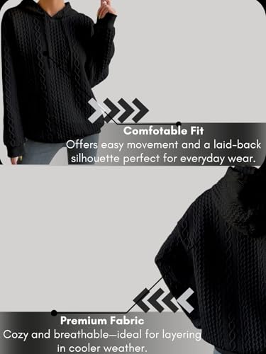 Image of GRECIILOOKS Oversized Cotton Winter Hoodie & T-Shirt for Women Korean Style Casual | Trendy Streetwear Look with Baggy Fit for Girls (Available in Plus Size)