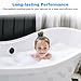 Single Hole Bathtub Overflow Drain Cover for Standard Bath Tub Drains,3-1/8