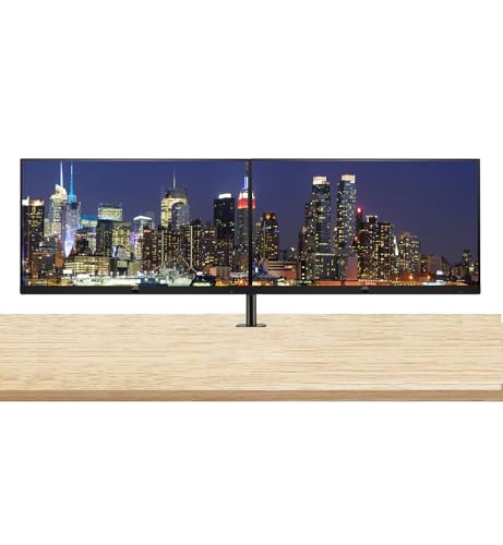 Image of HP Series 5 Pro 24-inch 524pn WUXGA (1920 x 1200) LCD IPS Monitor, 2-Pack, DisplayPort, USB Hub Bundled with Desk Mount Dual Monitor Stand
