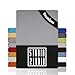 Produktbild STUDIO Premium Spannbettlaken 140x200cm - 160x220cm, 170g/m² gekämmte Baumwolle mit 3% Elastan, Oeko-TEX 100, 140x220, 160x200, Bettlaken auch für Boxspringbetten, Wasserbetten bis 35cm - Silber