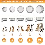 Neater Pet Brands Stainless Steel Dog Bowls with Non-Slip Rubber Bottom – Set of 2, 4 Cup (32 oz), Black - Heavy Duty Metal Dog Bowl, Dishwasher Safe, Food or Water Bowl, Ideal for Medium Dogs - Image 5