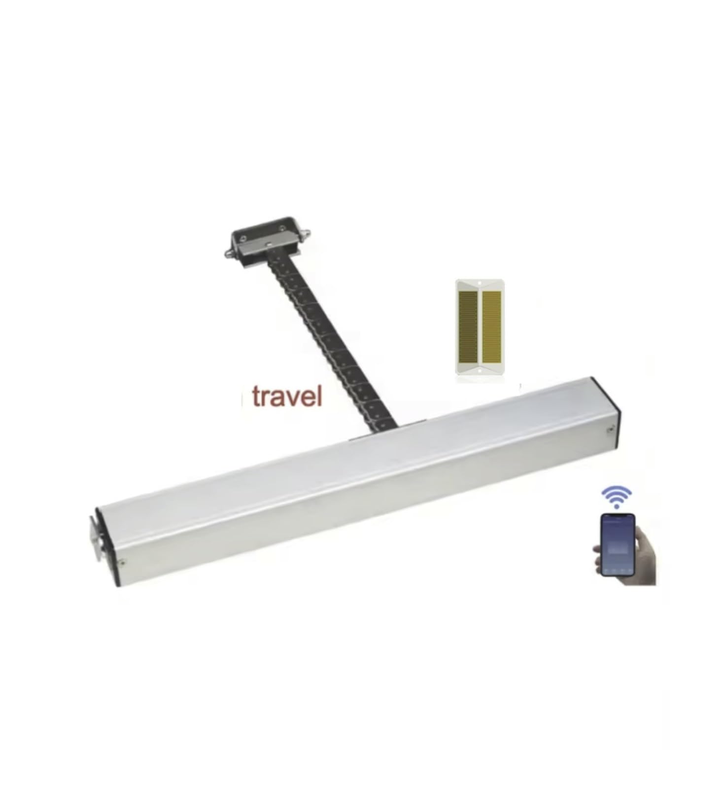Abridor de ventanas eléctrico, Sensor de lluvia de 300 mm Sun Tool Sun Sun Windows Smart Window Aperreador de servicio pesado,para tragaluces y respiraderos de techo
