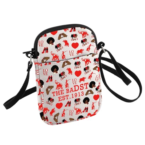 HOLLP Red Sorority Crossbody Bag Sorority Sister Gift The BAD EST.1913 Gift