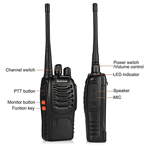 BAOFENG BF-888S Walkie Talkies Long Range for Adults Two Way Radio 2 Pack - Image 2