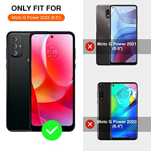 (2+2 Pack) Otao 2 Pack Screen Protector For Motorola Moto G Power 2022 6.5'' With 2 Pack Camera Lens Protector, [Easy Install ] Hd Screen Tempered Glass Protector 9H Hardness Bubble Free Scratch Resistant Case Friendly #TOP1