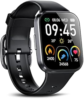 Aptkdoe Smartwatch, 1.69" Touch-Farbdisplay Fitness Tracker mit Pulsmesser Schlafmonitor, 25 Sportmodi IP68 Wasserdicht Smart Watch mit Schrittzähler/Kalorien, Sportuhr für Damen Herren iOS Android