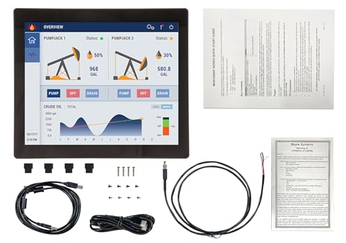 Image of 17 inch Capacitive Industrial Touch Monitor, 1000 Nits Sunlight Readable LCD, NEMA 4, Panel or VESA Mount, MON1017APHv2