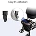 Basket Adapter for Stroller 2 Pack - Compatible with Cybex Gazelle S, Converts Lower Frame to Shopping Basket Holder, Free Up Top Basket Space for Baby, Easy Clip-On Installation