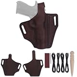 Leather Holster Kit Compatible for 1911 (5.00in Barrel) - Thumb Break Design - Espresso - (Right Hand) - DIY Craft Kit with 8-9oz Leather and Tools Included - USA Made