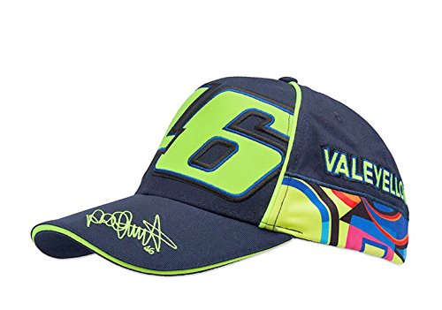Gorra VR46 de Valentino Rossi azul multicolor accesorio deportivo para hombre