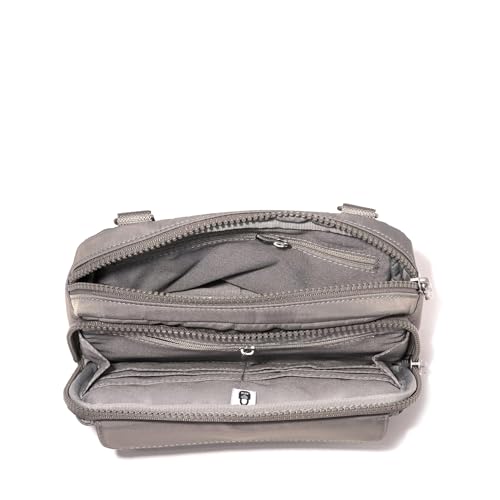 Image of Baggallini womens Modern Double Zip Crossbody