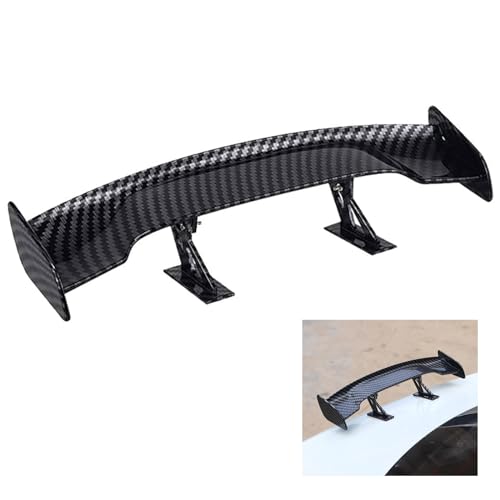 JOYOLA Mini Aileron de Voiture, Aile de Mini Becquet de Voiture, Spoiler d'Aile Arrière de Mini Voiture, Mini Aileron Voiture Universel sans Perforation pour la Décoration, Stabilité du Véhicule