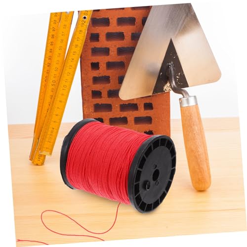 2 rollos de cuerda retorcida de nylon para construcción, jardinería y albañilería, fácil de cortar y almacenar miniatura 5