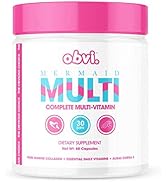 Obvi Mermaid Multi, Women's Health, Excellent Source of Marine Collagen, Vitamin D & Vitamin A to...