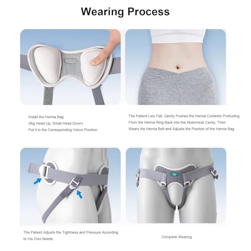 Faja para Hernia Inguinal Ajustable con Almohadillas de Compresión miniatura 7